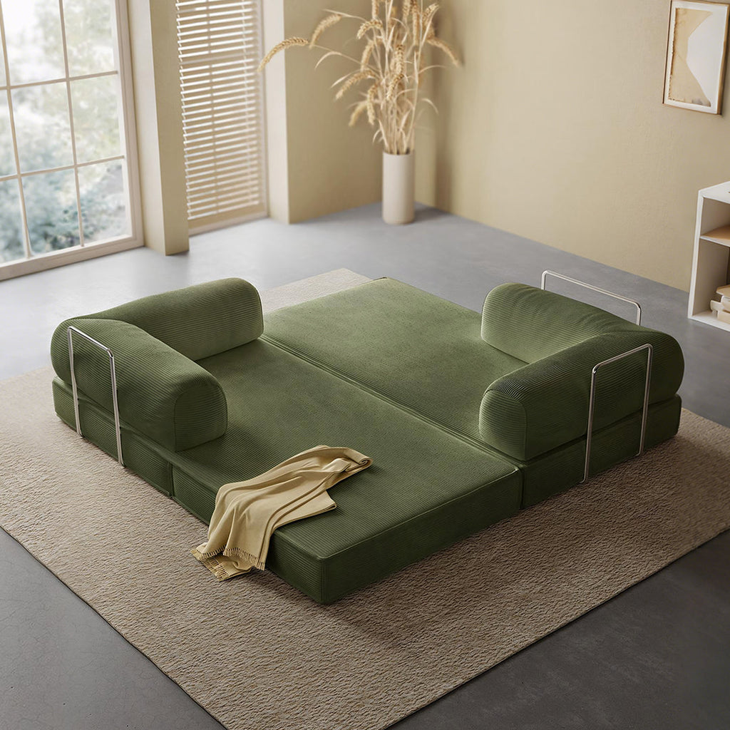 Van Buren Foldable Lazy Sofa Bed, Corduroy