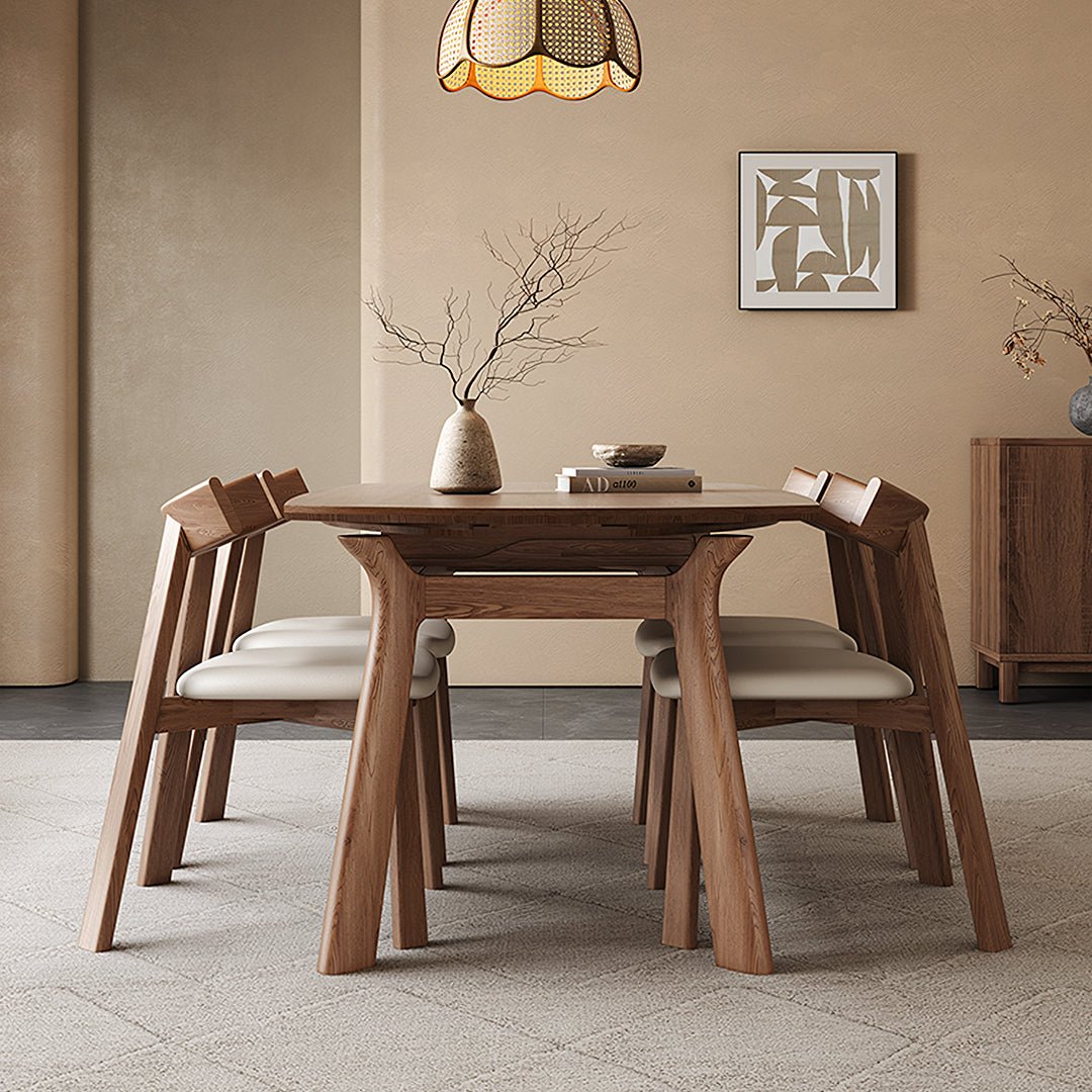 Aitken Round Folding Dining Table, Solid Wood - Joe’s Haven