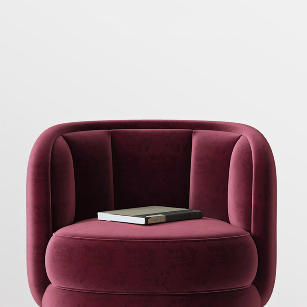 Carver Accent Lounge Chair, Purple - Joe’s Haven
