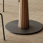 Anderson Small Round Dining Table, Sintered Stone & Solid Wood - Joe’s Haven