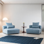 Gagnon Modular Sofa, Two Seater Sofa, Blue - Joe’s Haven