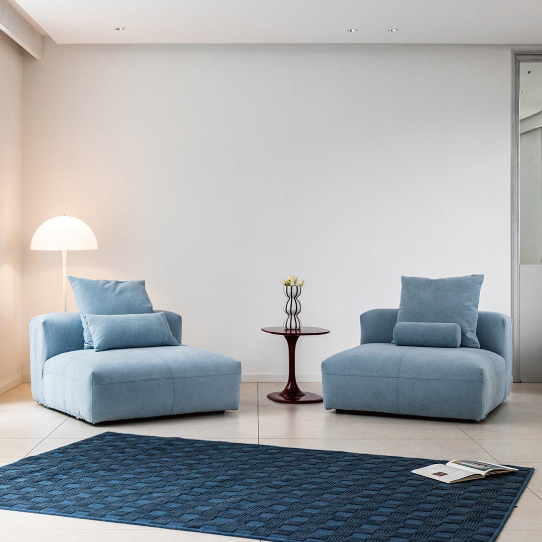 Gagnon Modular Sofa, Two Seater Sofa, Blue - Joe’s Haven