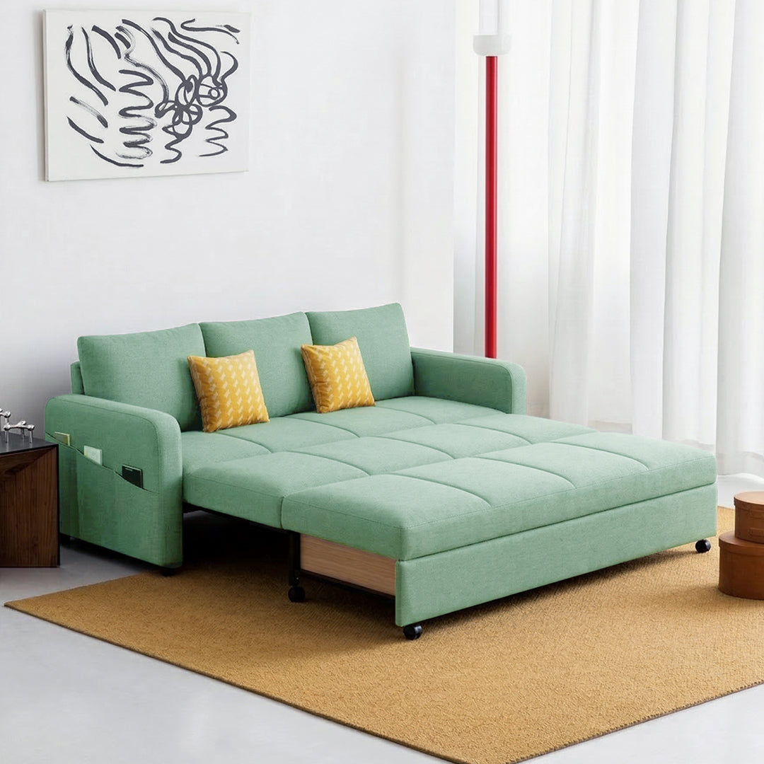 Gabriel Two Seater Sofa Bed, Linen