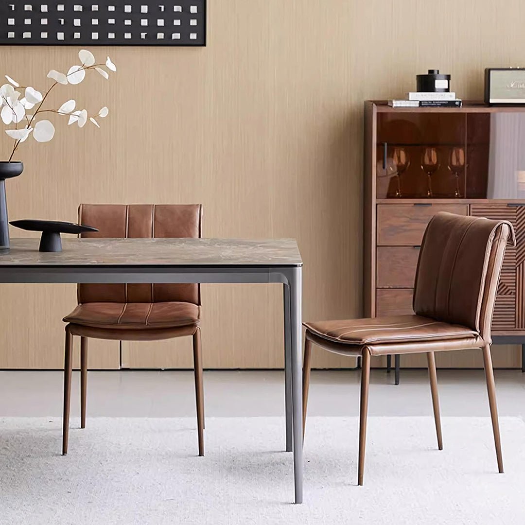 D'Amato Dining Chair, Leather - Joe’s Haven