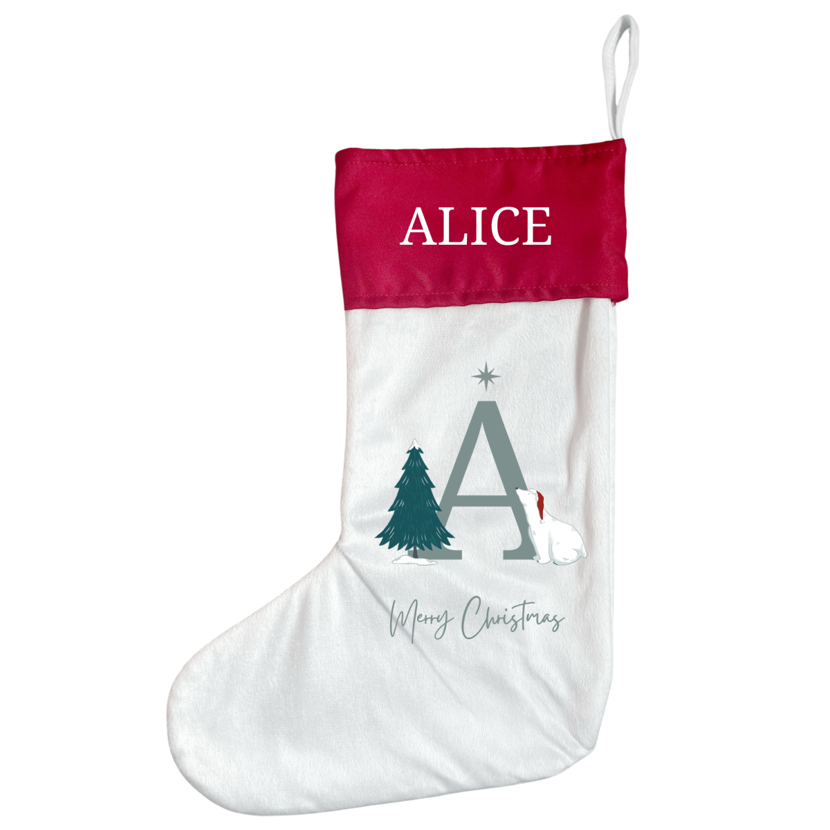 Personalised Christmas Stocking - Make A Wish Design - Joe’s Haven