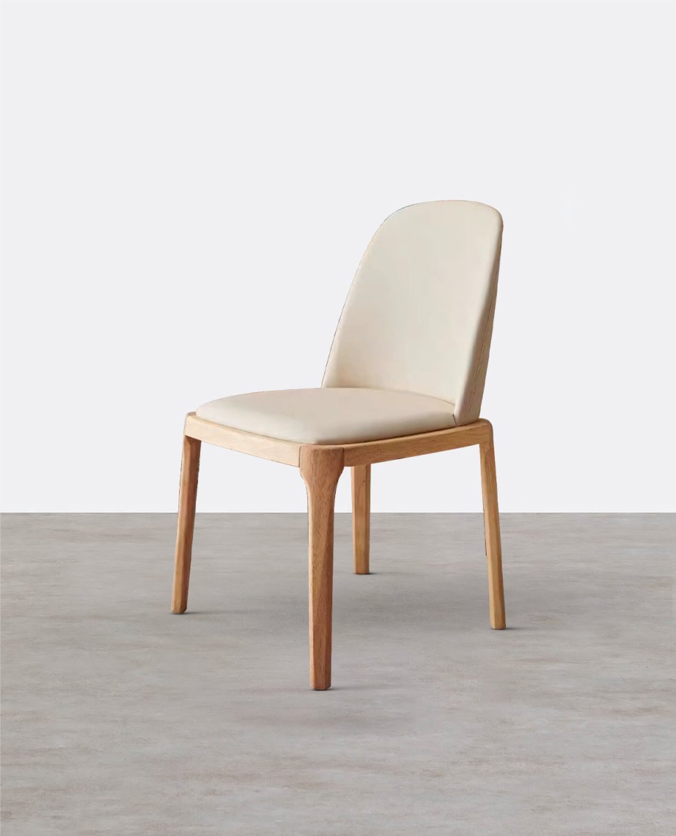 A Set of 2 Sienna Dining Chairs, White - Joe’s Haven