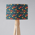 Navy Blue Floral Lampshade, Ceiling or Table Lamp Shade - Joe’s Haven