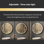 LUVODI 800x800mm Round LED Bathroom Mirror, Black Frame, Anti - Fog, Touch Sensor - Joe’s Haven
