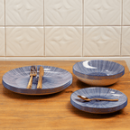Maya 12 Piece Blue And White Dinner Set - Joe’s Haven