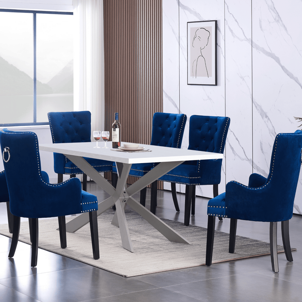 Windsor LUX Velvet Dining Chair (with armrests) - Joe’s Haven