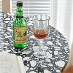 Martinez Small Round Dining Table, Marble - Joe’s Haven