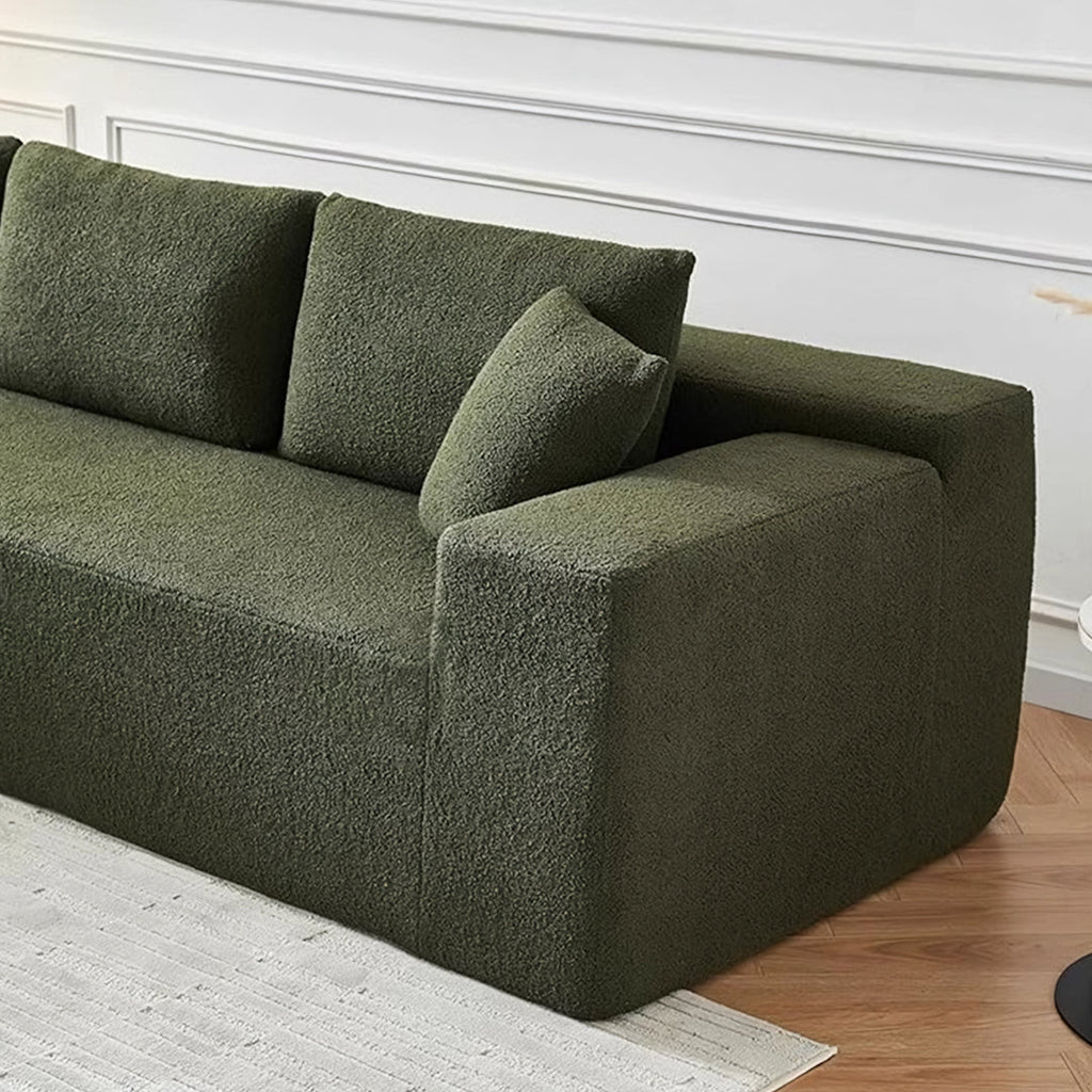 Ortega Modular Sofa Bed, Three Seater Corner Sofa Bed, Boucle - Joe’s Haven
