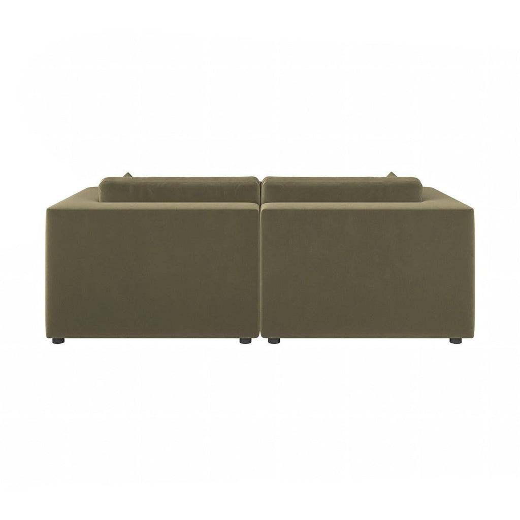 Makhmudov Loveseat Sofa, Two Seater Sofa, Velvet - Joe’s Haven
