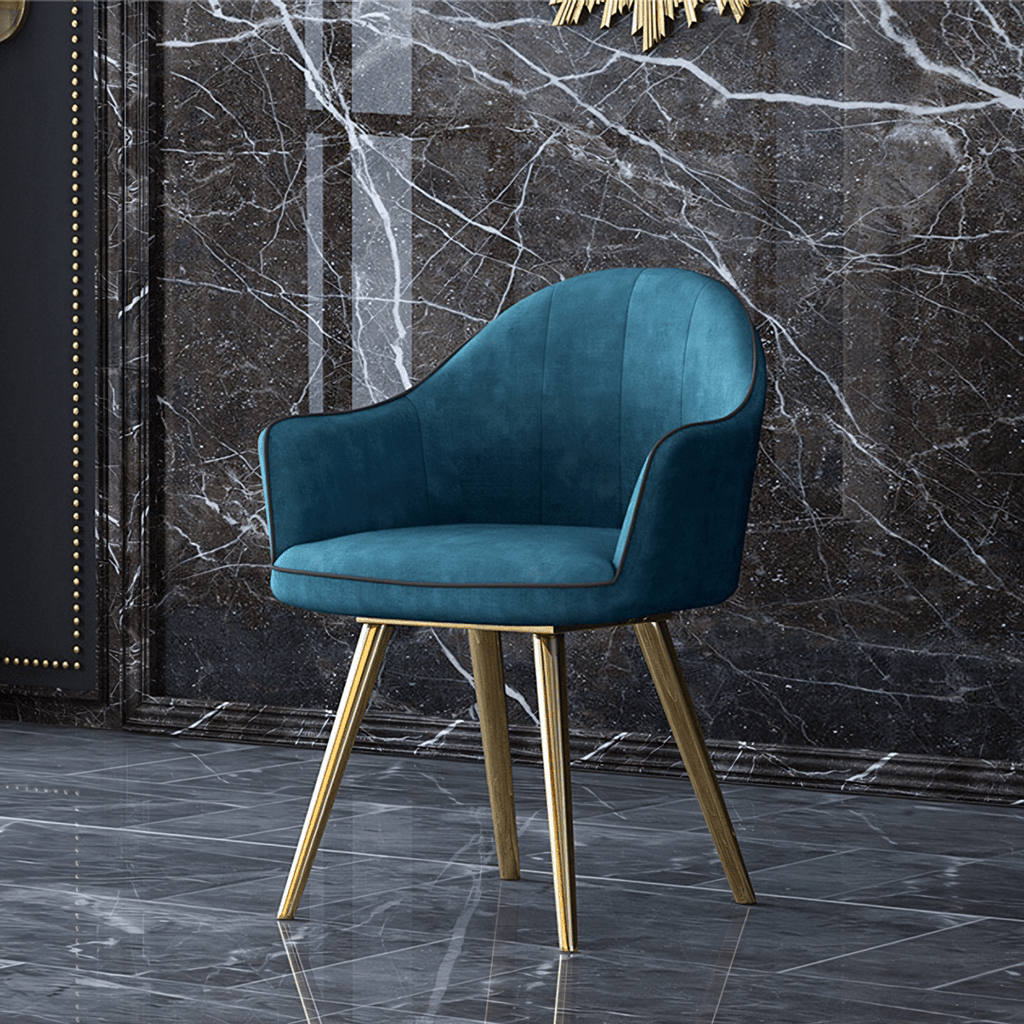 LUCI Dining Table, Marble And Gold Metal - Joe’s Haven