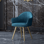LUCI Dining Table, Marble And Gold Metal - Joe’s Haven