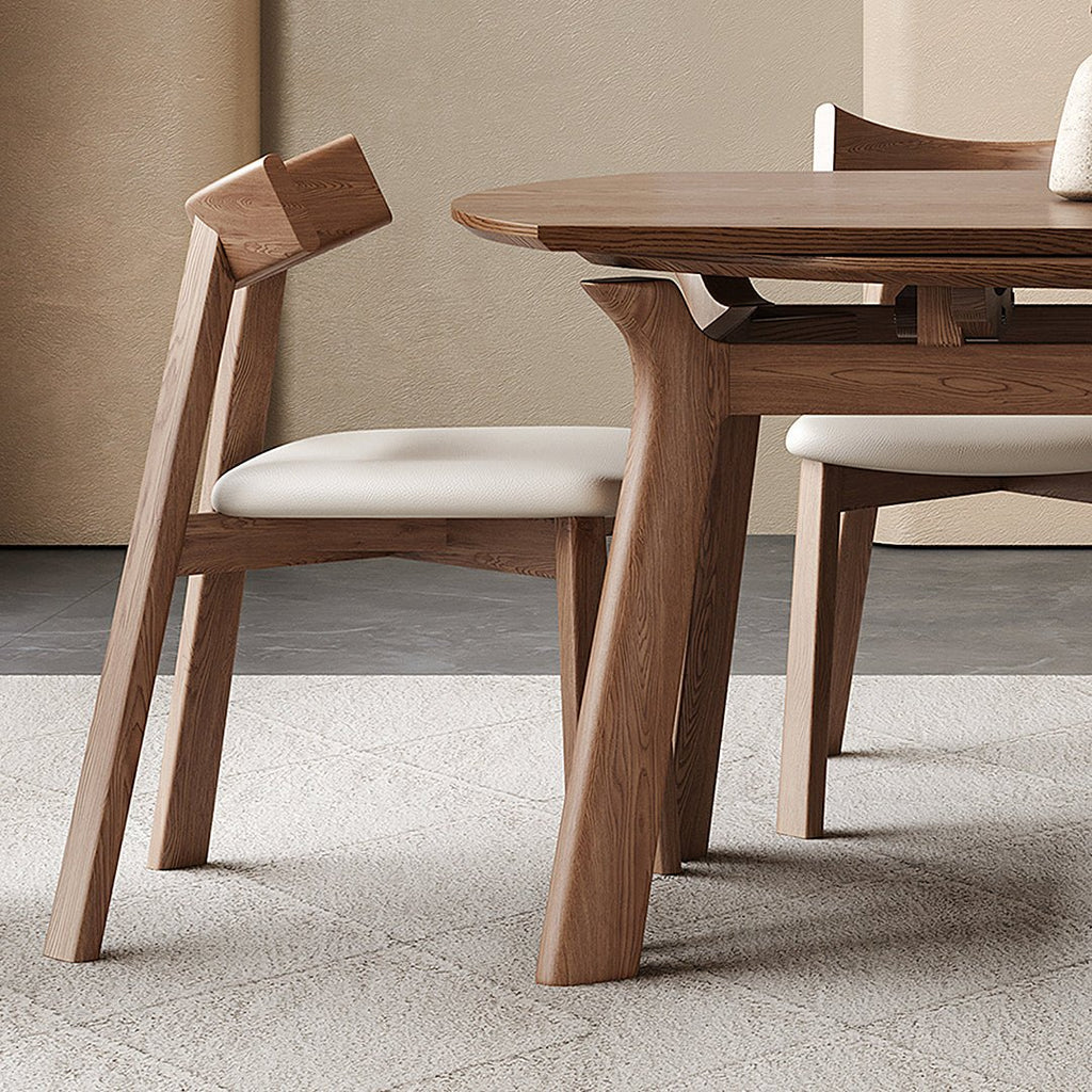 Aitken Round Folding Dining Table, Solid Wood - Joe’s Haven