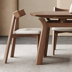 Aitken Round Folding Dining Table, Solid Wood - Joe’s Haven