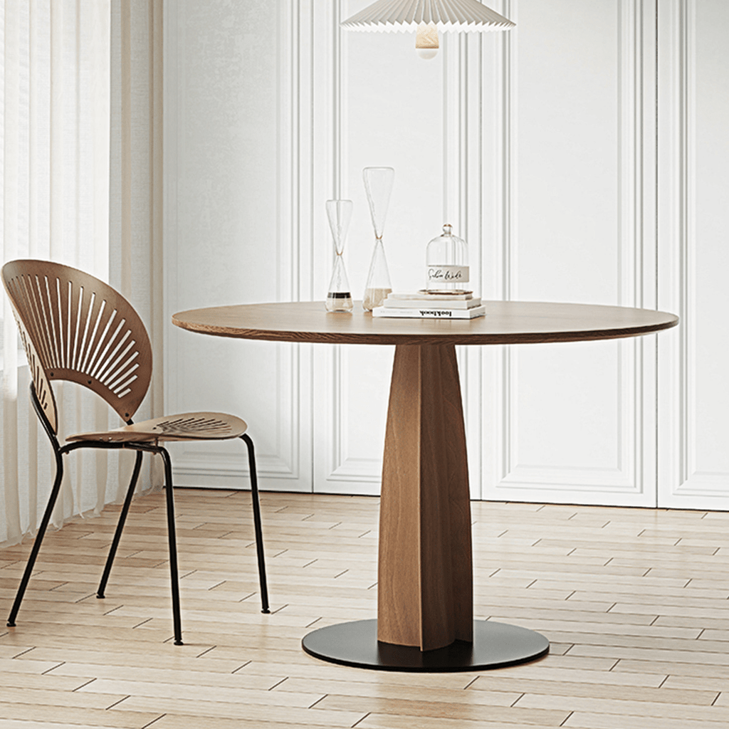 Seraphina Round Dining Table, Solid Wood - Joe’s Haven