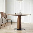 Seraphina Round Dining Table, Solid Wood - Joe’s Haven