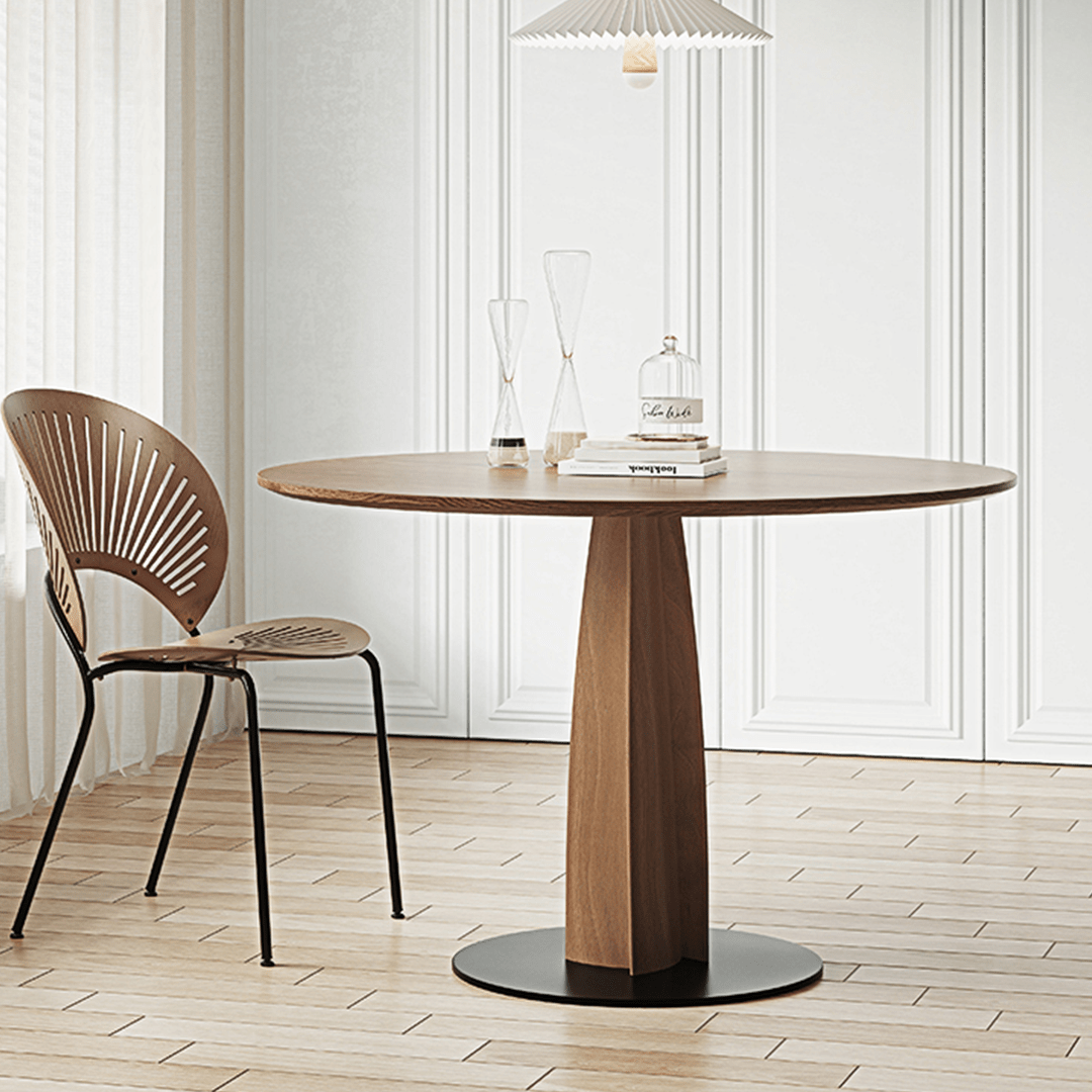 Seraphina Round Dining Table, Solid Wood - Joe’s Haven
