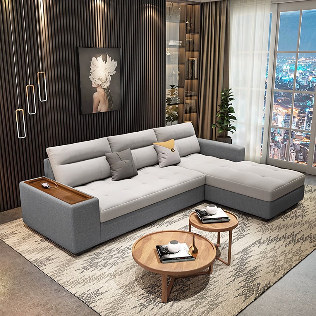 Lobo Sectional Sofa With Storage, Chaise Lounge Sofa Bed - Joe’s Haven