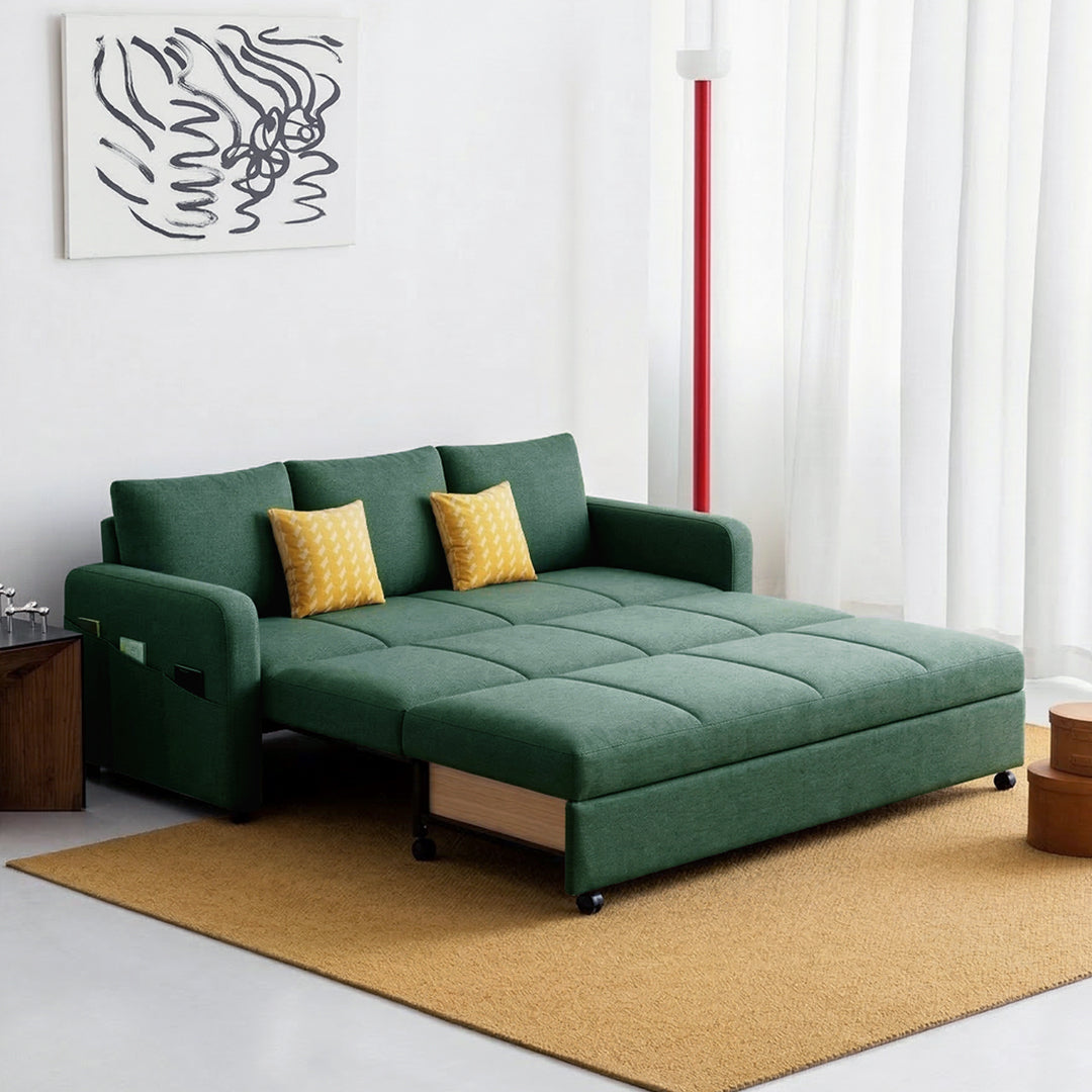 Gabriel Two Seater Sofa Bed, Linen