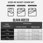 OLIVIA ROCCO Ribbed Fleece Reversible Teddy Duvet Set OEKO-TEX Certified Multiple Sizes - Joe’s Haven