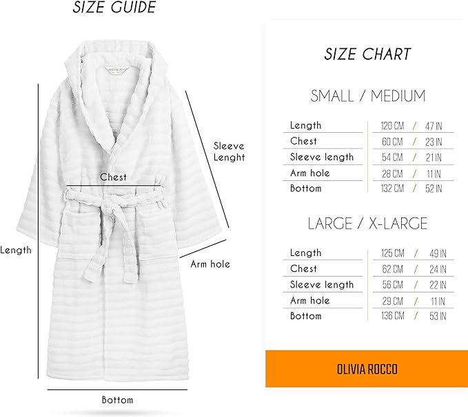 Women's Hydro Ribbed Ultra Soft 100% Cotton Hooded Bath Robes - Joe’s Haven