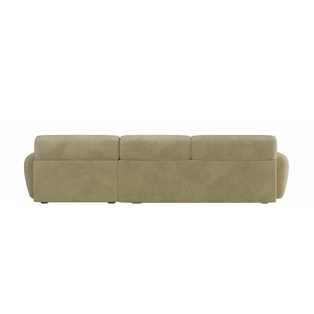 Khatri Three Seater Corner Sofa, Chenille - Joe’s Haven