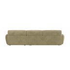 Khatri Three Seater Corner Sofa, Chenille - Joe’s Haven
