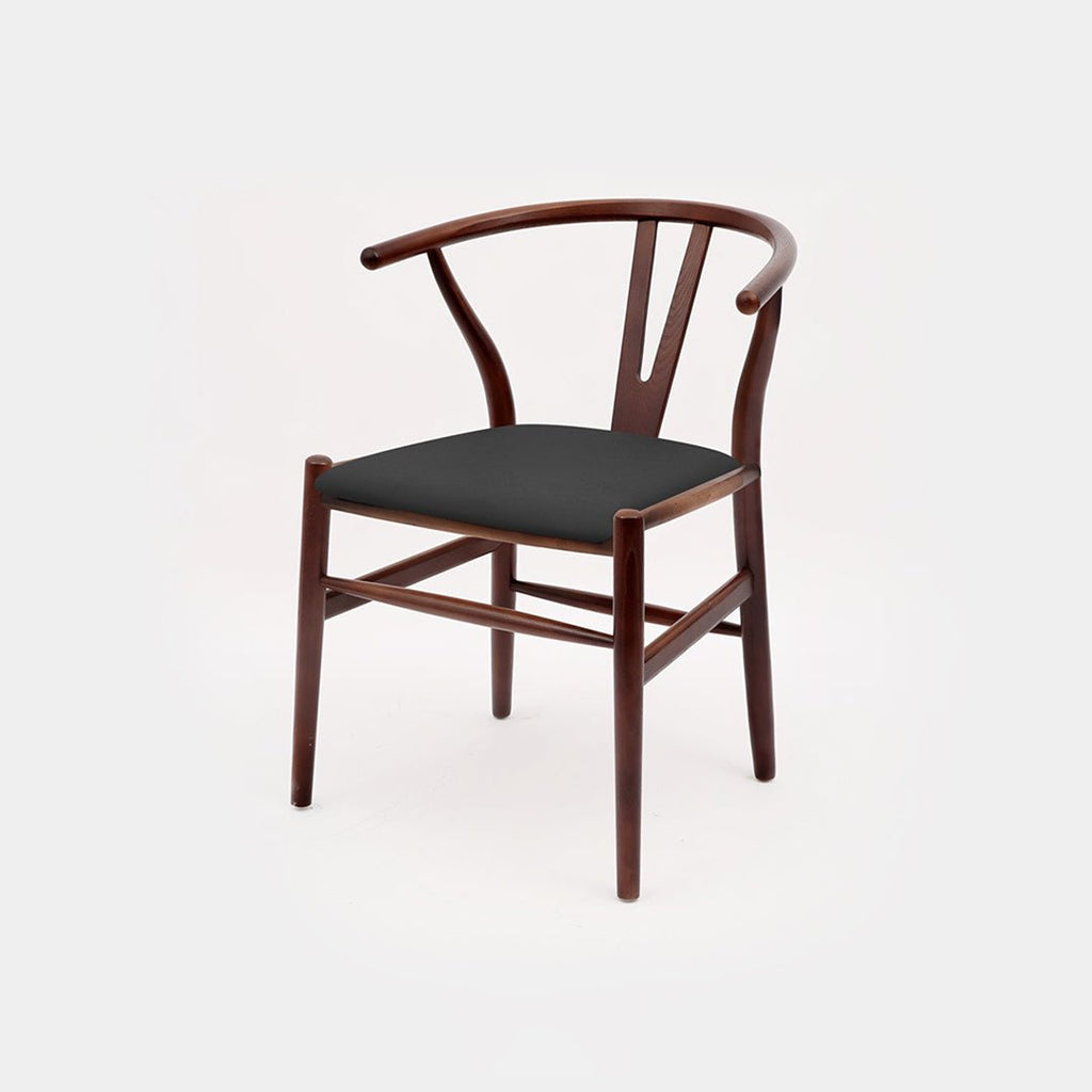 Gupta Dining Chair, Solid Wood & Rattan, Oak - Joe’s Haven
