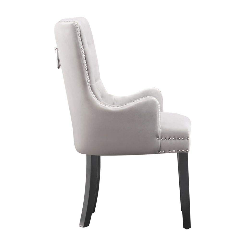Windsor LUX Velvet Dining Chair (with armrests) - Joe’s Haven