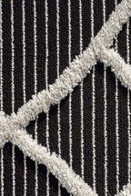 Scandi Indoor Rug Anthracite & White - Joe’s Haven