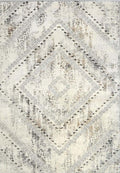 Abstract Vintage Cream & Grey Rug | D176A - Joe’s Haven