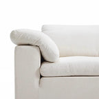 Farid Two Seater, Three Seater Sofa, Modular Sofa, White Linen - Joe’s Haven