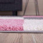Myshaggy Geometric Pink Rug - Joe’s Haven