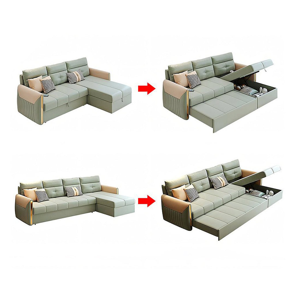 Malhotra L Shape Sofa Bed, Small Corner Sofa Bed - Joe’s Haven