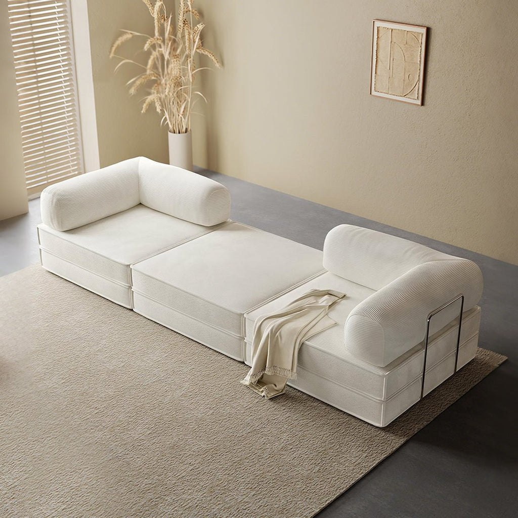 Van Buren Foldable Lazy Sofa Bed, Corduroy - Joe’s Haven