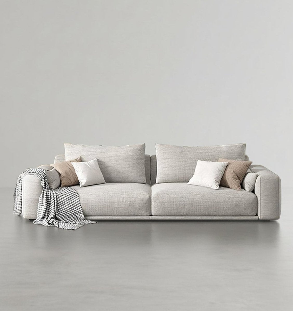 Frances Two Seater Sofa, Cotton Linen - Joe’s Haven