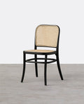 Vanesa Rattan Dining Chair, Oak - Joe’s Haven