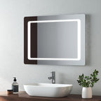 LED Bathroom Mirror 700x500mm Demister Shaver Socket Sensor Switch EMKE - Joe’s Haven