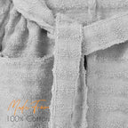 Women's Hydro Ribbed Ultra Soft 100% Cotton Hooded Bath Robes - Joe’s Haven