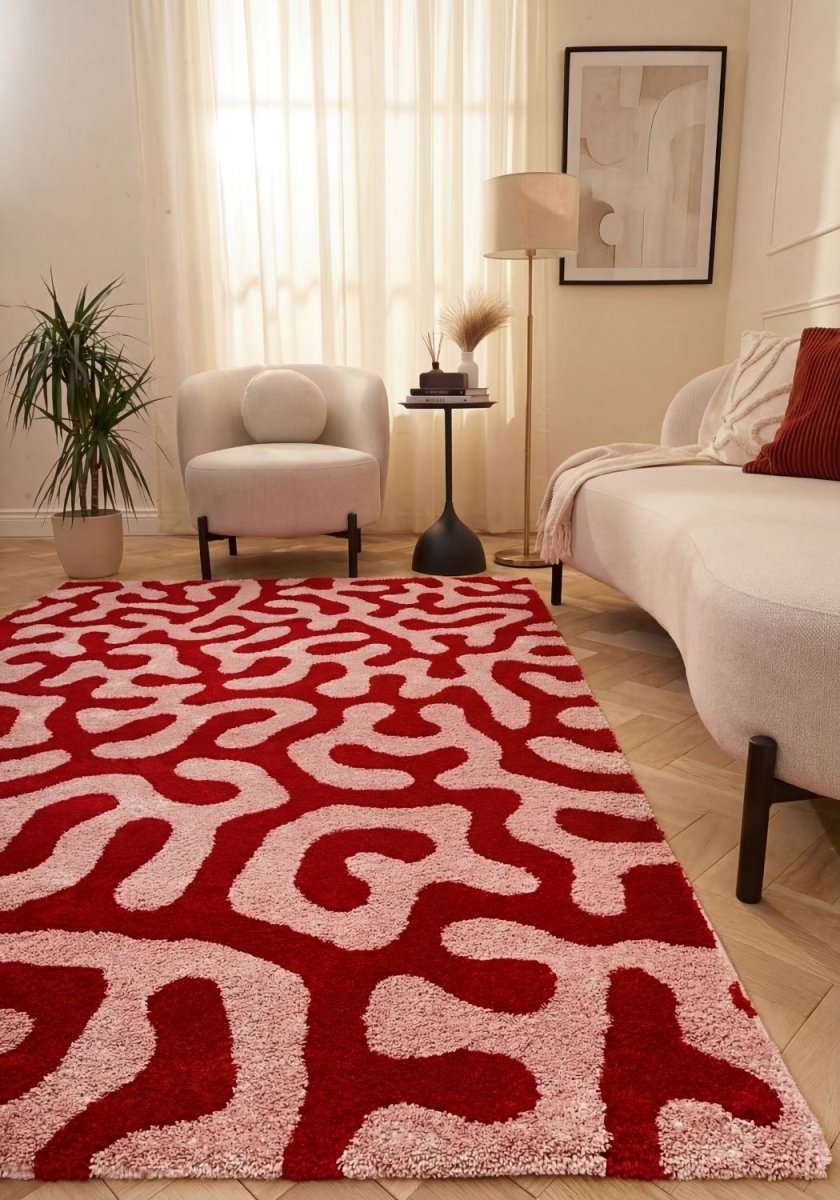 Joli Doodle Red & Pink Rug - Joe’s Haven