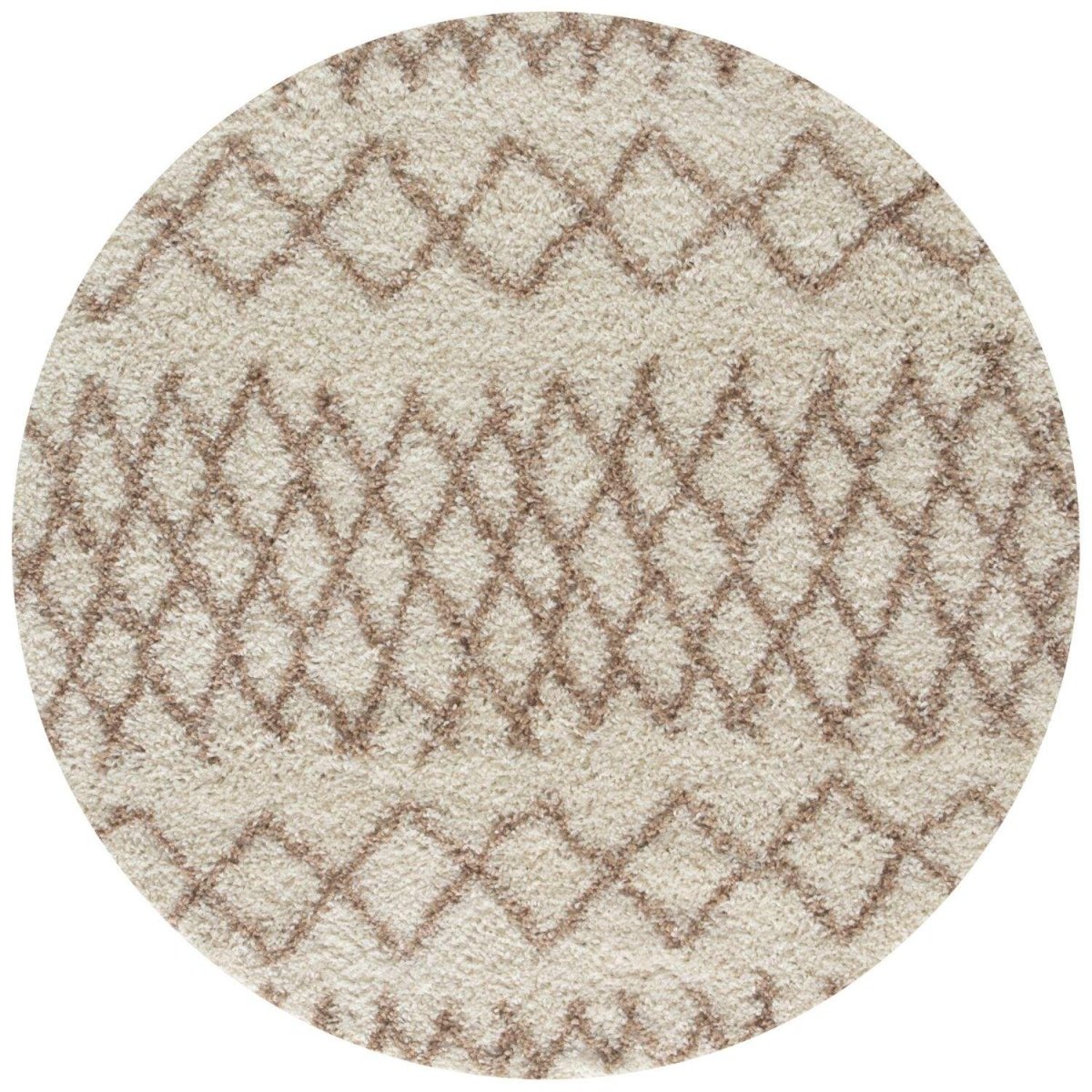 Moroccan Ivory Beige Shaggy Rug | 930 - Joe’s Haven