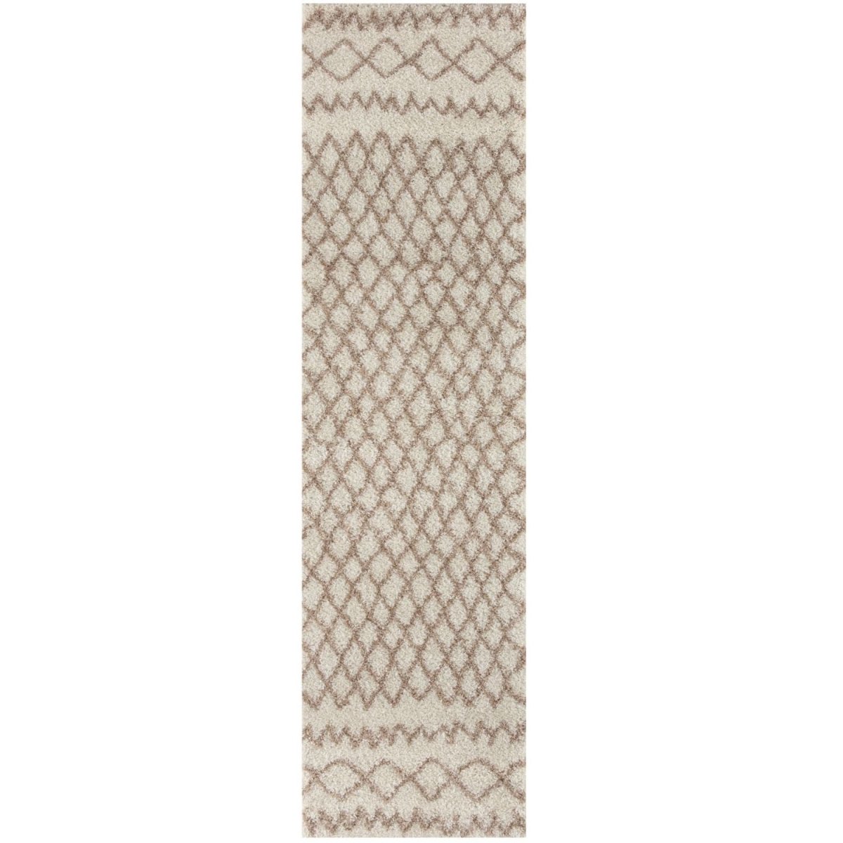 Moroccan Ivory Beige Shaggy Rug | 930 - Joe’s Haven