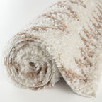 Moroccan Ivory Beige Shaggy Rug | 930 - Joe’s Haven