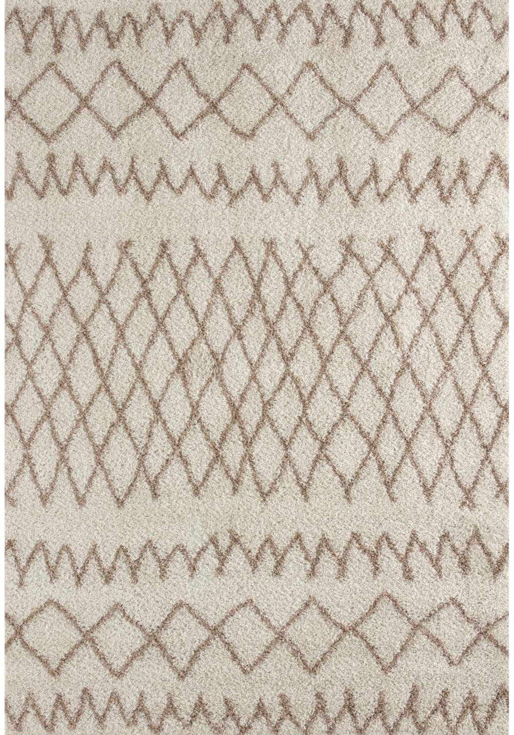 Moroccan Ivory Beige Shaggy Rug | 930 - Joe’s Haven