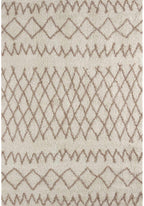 Moroccan Ivory Beige Shaggy Rug | 930 - Joe’s Haven