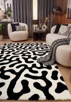 Joli Doodle Black & White Rug - Joe’s Haven