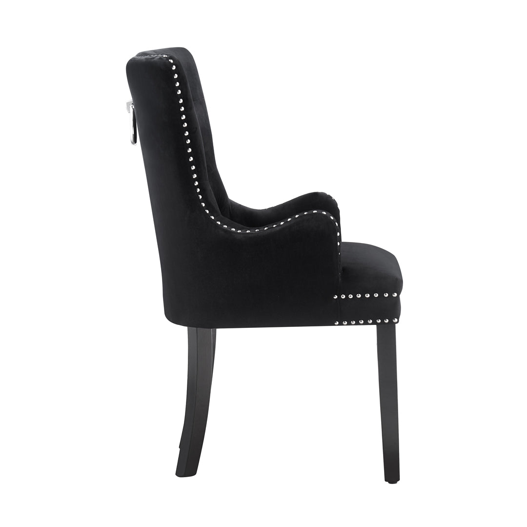Windsor LUX Velvet Dining Chair (with armrests) - Joe’s Haven